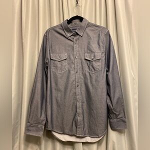 FIVE FOUR RISTO Black Jude Casual Button Down L NWOT 0214 #12 50% OFF  W LIKE